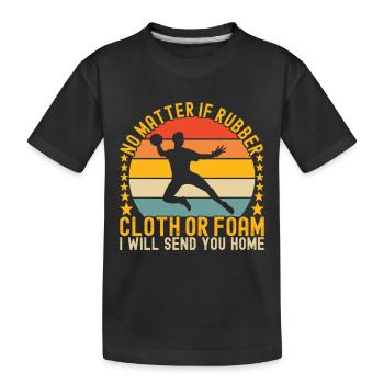 Ballon chasseur Ballon chasseur - T-shirt bio Premium Enfant - noir - Devant
