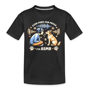 Asmr Chuchotement Asmr Enthousiaste Pleine conscience - T-shirt bio Premium Enfant - noir - Devant