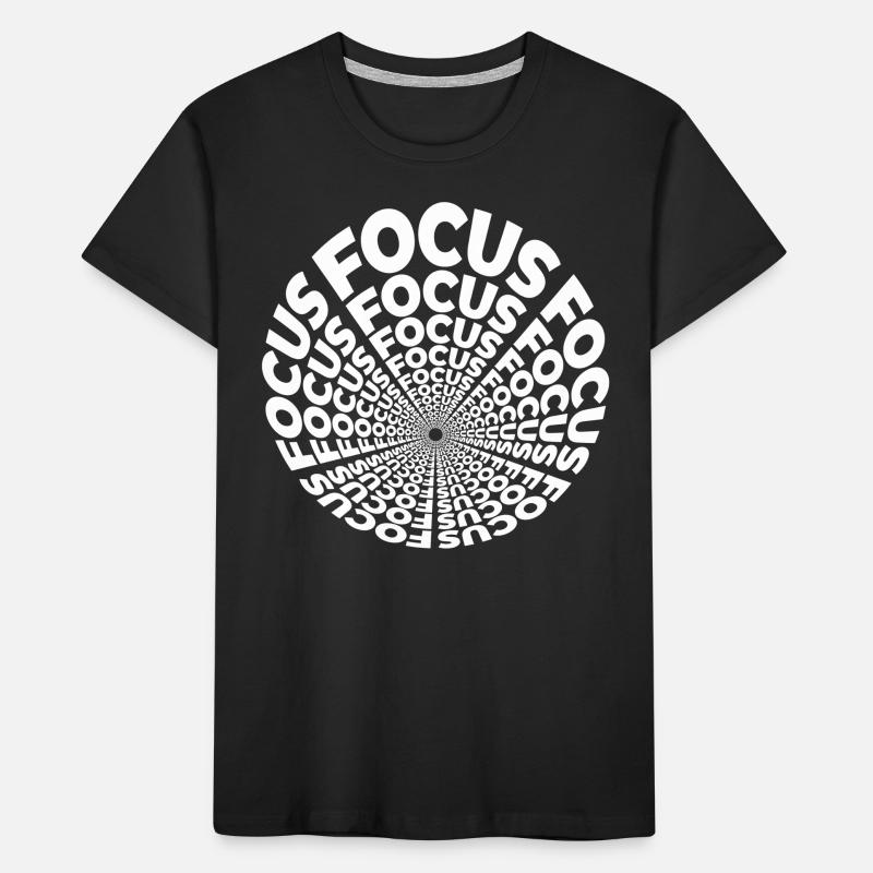 Focus Optical Illusion - Fascinating Visual Kids' Premium Organic T-Shirt