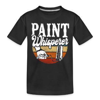 House Painter Decorator The Paint - Kinder Premium Bio T-Shirt - Schwarz - Vorne