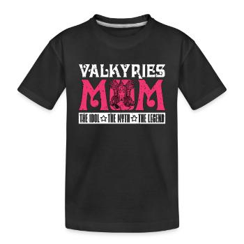 Valkyries Maman L’idole Le mythe La déesse nordique - T-shirt bio Premium Enfant - noir - Devant