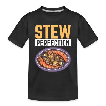 Cioppino Lover Foodie Food American Sea - Kids' Premium Organic T-Shirt - black - Front