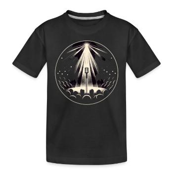 Poetry Slam Writer Poet Literature Slam Poetry Day - Kids' Premium Organic T-Shirt - black - Front
