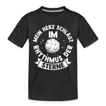 Astrology, Astrologer, Astronaut, Universe, Space - Kids' Premium Organic T-Shirt - black - Front