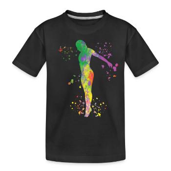 Plongée Plongée Plongée synchronisée - T-shirt bio Premium Enfant - noir - Devant