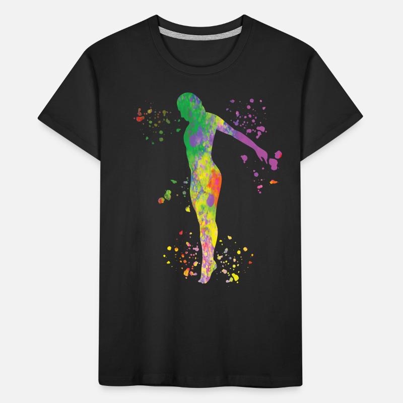 Plongée Plongée Plongée synchronisée T-shirt bio Premium Enfant