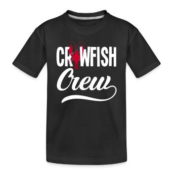 Lobster Team - Kids' Premium Organic T-Shirt - black - Front