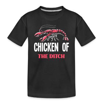 Crawfish Chicken Seafood - Kids' Premium Organic T-Shirt - black - Front