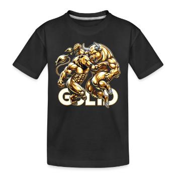 Trader d’or Forex Trader XAUUSD Trader - T-shirt bio Premium Enfant - noir - Devant