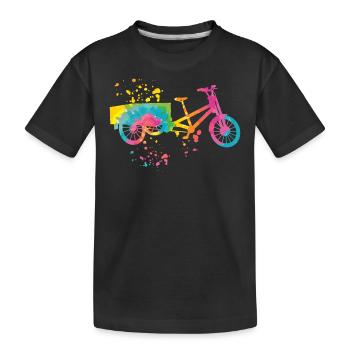 Heavy Duty Bike Cargo Bike Cargo Bike Cargo Bike - Kids' Premium Organic T-Shirt - black - Front