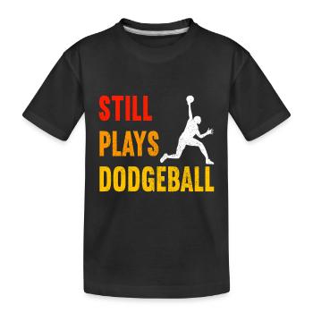 Ballon chasseur Ballon chasseur - T-shirt bio Premium Enfant - noir - Devant