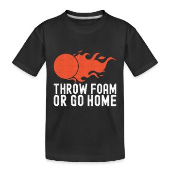 Ballon chasseur Ballon chasseur - T-shirt bio Premium Enfant - noir - Devant