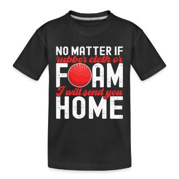 Ballon chasseur Ballon chasseur - T-shirt bio Premium Enfant - noir - Devant