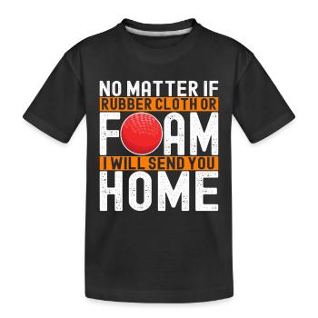 Ballon chasseur Ballon chasseur - T-shirt bio Premium Enfant - noir - Devant