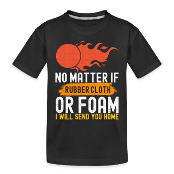 Ballon chasseur Ballon chasseur - T-shirt bio Premium Enfant - noir - Devant
