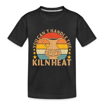 Töpfern Töpfer - Kinder Premium Bio T-Shirt - Schwarz - Vorne