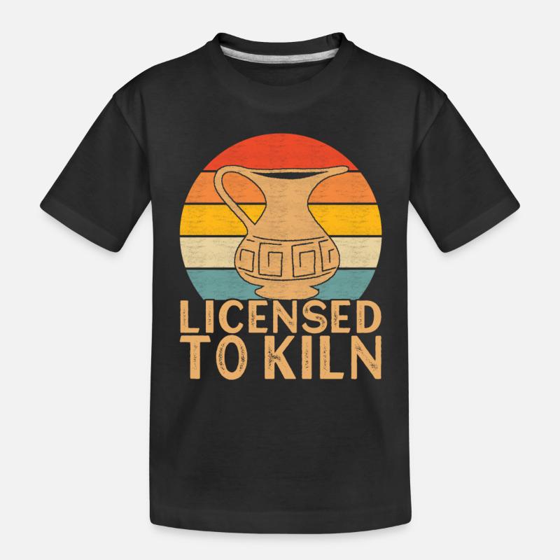 Töpfern Töpfer - Kinder Premium Bio T-Shirt - Schwarz