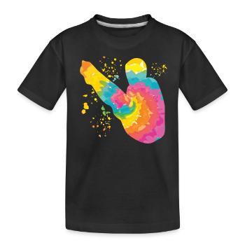 Plongeon, Plongeon synchronisé, Saut artistique - T-shirt bio Premium Enfant - noir - Devant