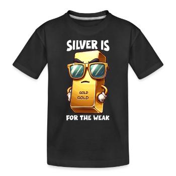 Trader d’or Forex Trader XAUUSD Trader - T-shirt bio Premium Enfant - noir - Devant