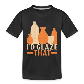 Töpfern Töpfer - Kinder Premium Bio T-Shirt - Schwarz - Vorne
