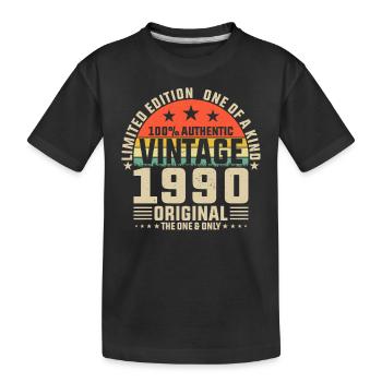 Limited Edition 1990 - T-shirt bio Premium Enfant - noir - Devant