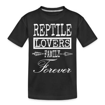 drôle cadeau reptile espèces reptile biologie - T-shirt bio Premium Enfant - noir - Devant
