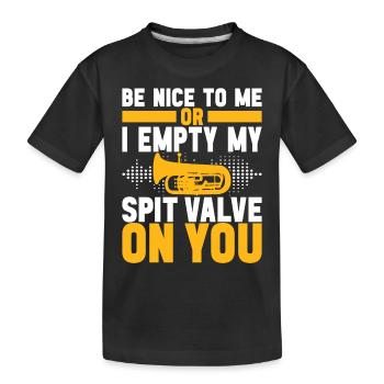 Euphonium Euphonium Player - Kids' Premium Organic T-Shirt - black - Front