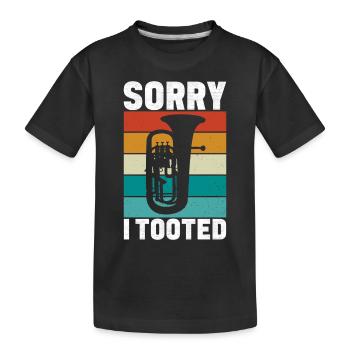 Euphonium Euphonium Player - Kids' Premium Organic T-Shirt - black - Front