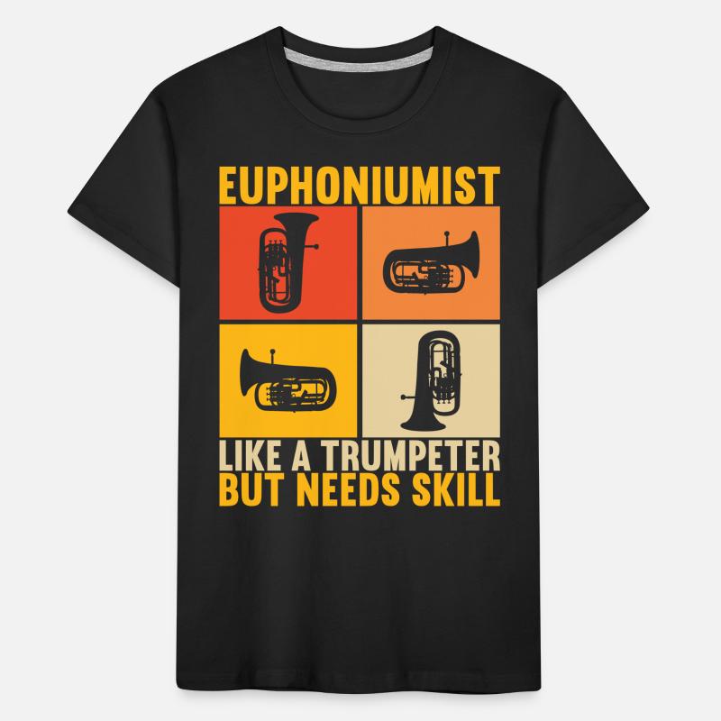 Euphonium Euphonium Player Kids' Premium Organic T-Shirt