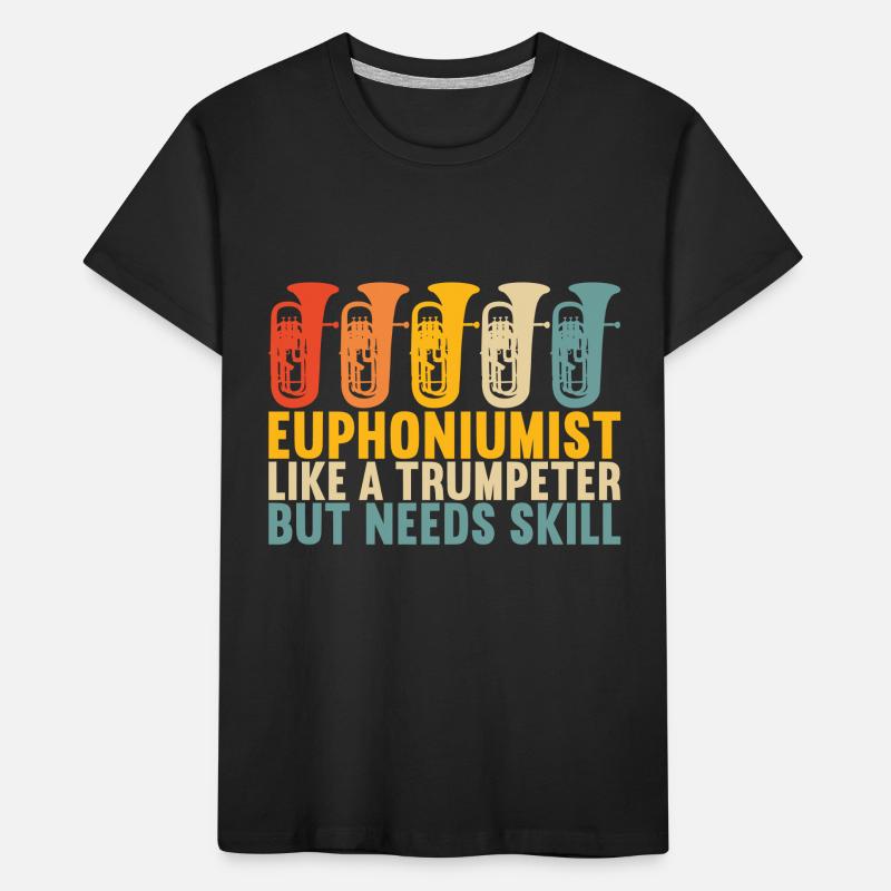 Euphonium Euphonium Player Kids' Premium Organic T-Shirt