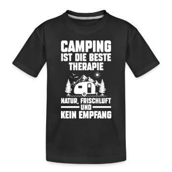 Camping-car Camping-car Camping Camping - T-shirt bio Premium Enfant - noir - Devant