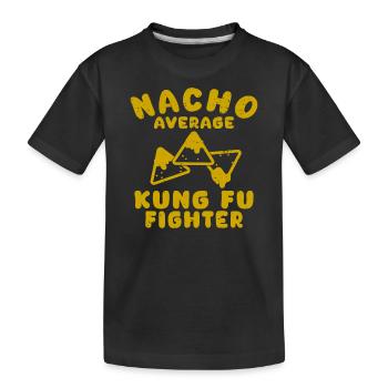 Kung Fu Nacho AverageKung Fu Fighter Cinco De Mayo - T-shirt bio Premium Enfant - noir - Devant
