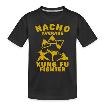 Kung Fu Nacho AverageKung Fu Fighter Cinco De Mayo - T-shirt bio Premium Enfant - noir - Devant
