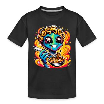 Zone extraterrestre extraterrestre 51 Ufo Space Geek - T-shirt bio Premium Enfant - noir - Devant