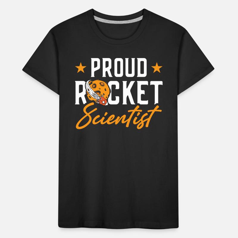 Proud Rocket Scientist Planet Space Gift Kids' Premium Organic T-Shirt