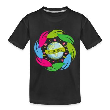 Jour de la Terre - T-shirt bio Premium Enfant - noir - Devant
