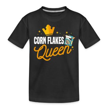 Corn Flakes Queen - T-shirt bio Premium Enfant - noir - Devant