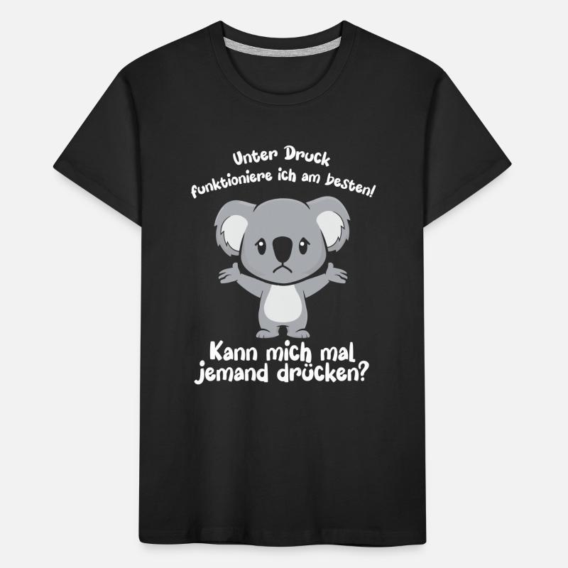 I function best under pressure Kids' Premium Organic T-Shirt