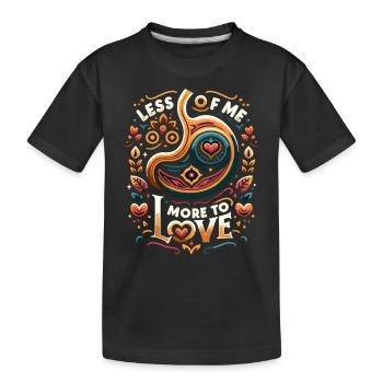 Gastric sleeve, gastric sleeve, gastrectomy, gastrectomy - Kids' Premium Organic T-Shirt - black - Front