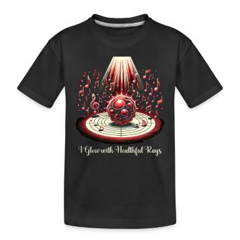 Thérapie par la lumière rouge Thérapie au laser de faible intensité pour le - T-shirt bio Premium Enfant - noir - Devant