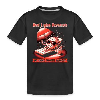 Thérapie par la lumière rouge Thérapie au laser de faible intensité pour le - T-shirt bio Premium Enfant - noir - Devant