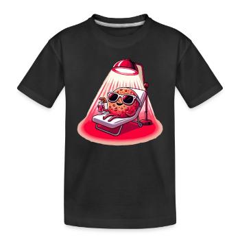Thérapie par la lumière rouge Thérapie au laser de faible intensité pour le - T-shirt bio Premium Enfant - noir - Devant