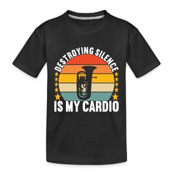 Euphonium Euphonium Player - Kids' Premium Organic T-Shirt - black - Front