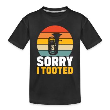Euphonium Euphonium Player - Kids' Premium Organic T-Shirt - black - Front