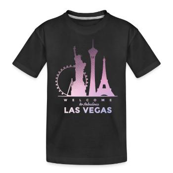 Cadeau Souvenir Las Vegas Nevada - T-shirt bio Premium Enfant - noir - Devant