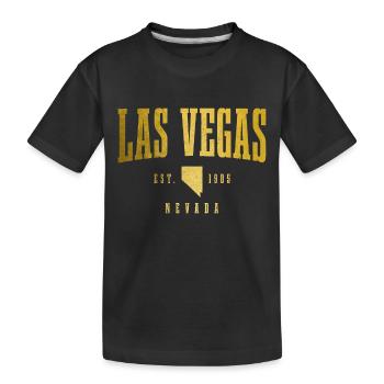 Cadeau Souvenir Las Vegas Nevada - T-shirt bio Premium Enfant - noir - Devant