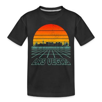 Cadeau Souvenir Las Vegas Nevada - T-shirt bio Premium Enfant - noir - Devant