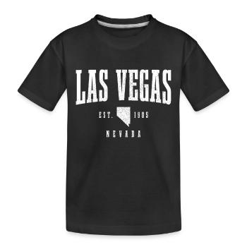 Cadeau Souvenir Las Vegas Nevada - T-shirt bio Premium Enfant - noir - Devant