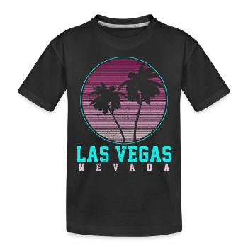 Cadeau Souvenir Las Vegas Nevada - T-shirt bio Premium Enfant - noir - Devant
