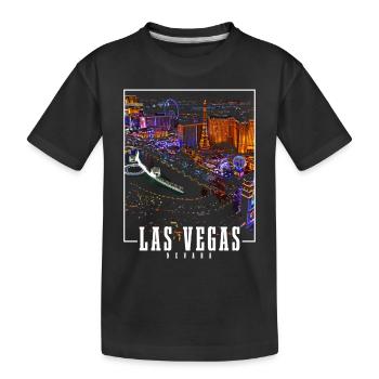 Cadeau Souvenir Las Vegas Nevada - T-shirt bio Premium Enfant - noir - Devant